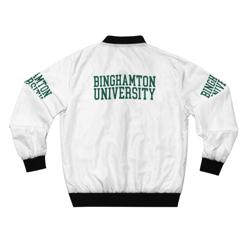 Binghamton University Varsity Bomber Jacket - Back