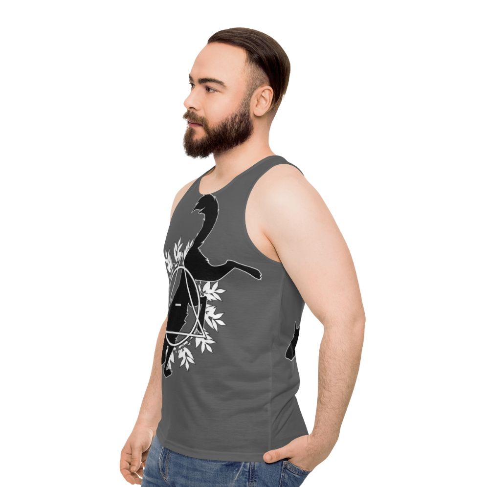 Unisex animal print tank top - men side