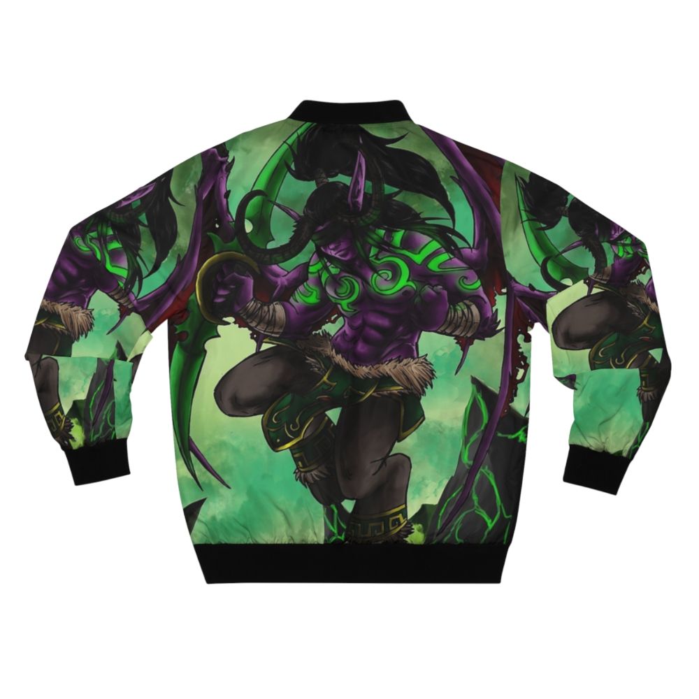 Illidan Stormrage World of Warcraft Bomber Jacket - Back