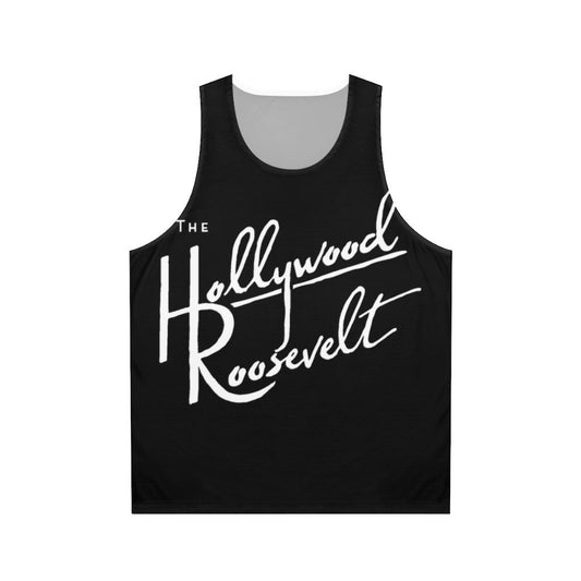 Unisex tank top with Hollywood design