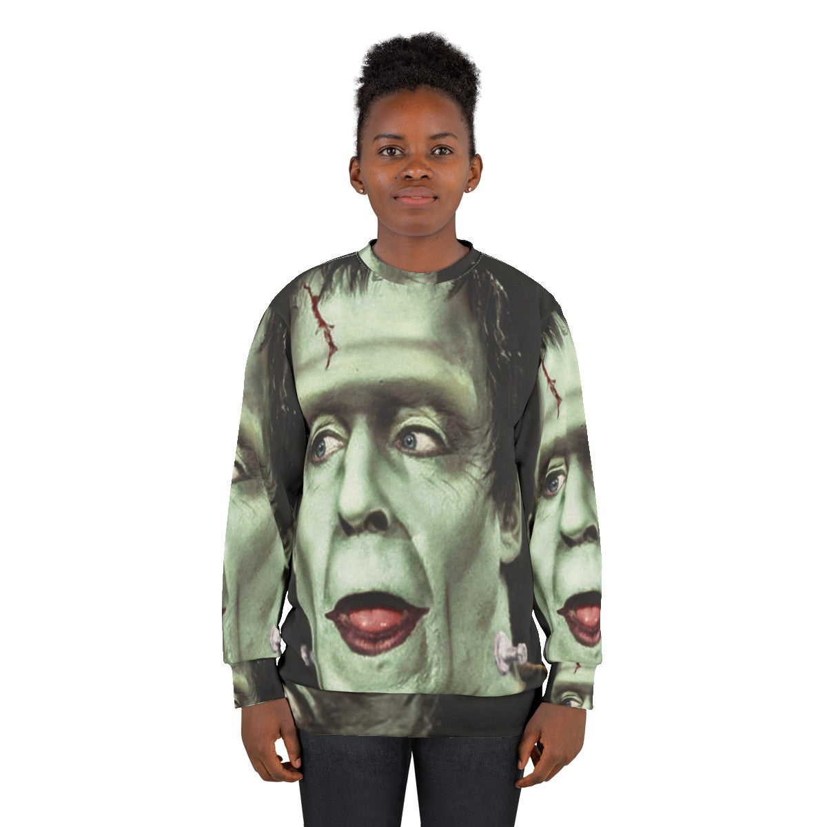 Retro Herman Munster sweatshirt from The Munsters TV series - women