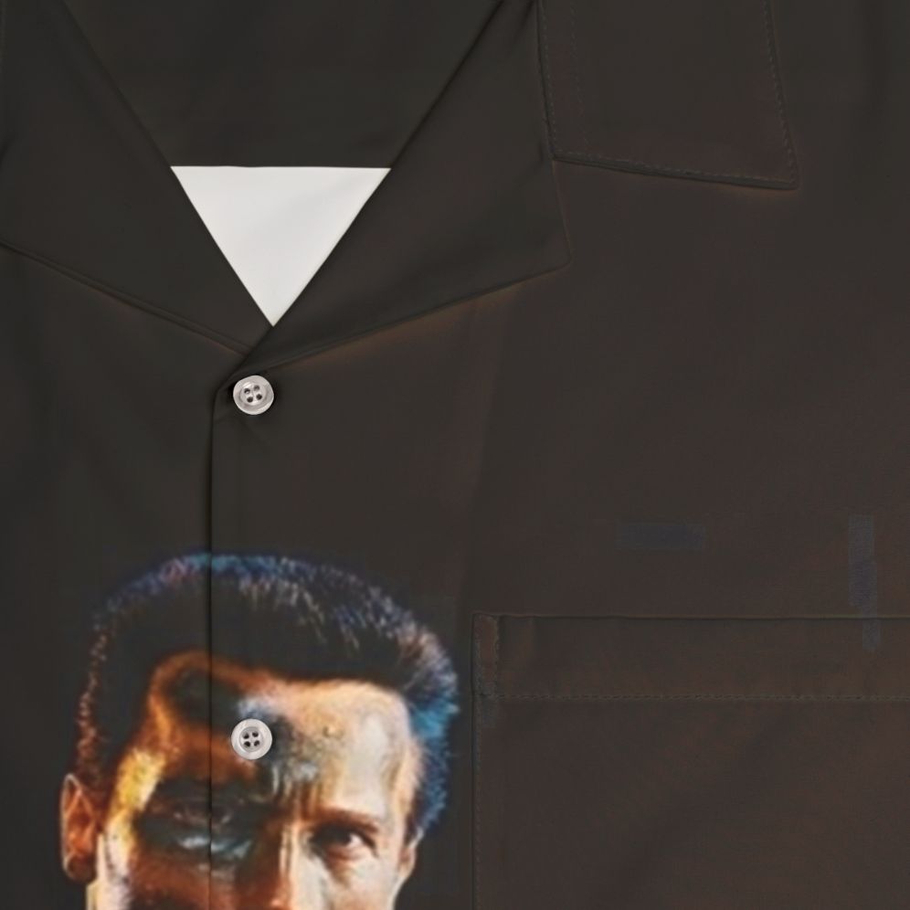 Commando Movie Poster Hawaiian Shirt - Detail