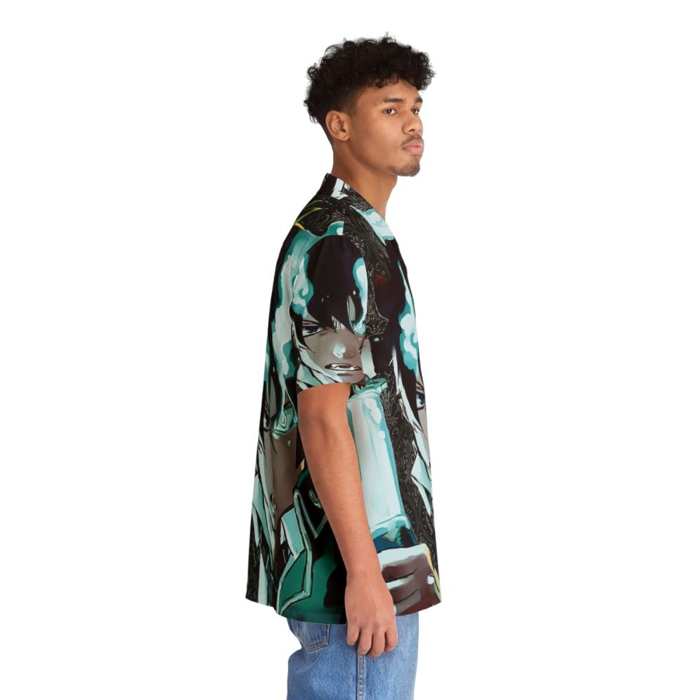 Blue Exorcist anime-inspired Hawaiian style shirt - People Pight