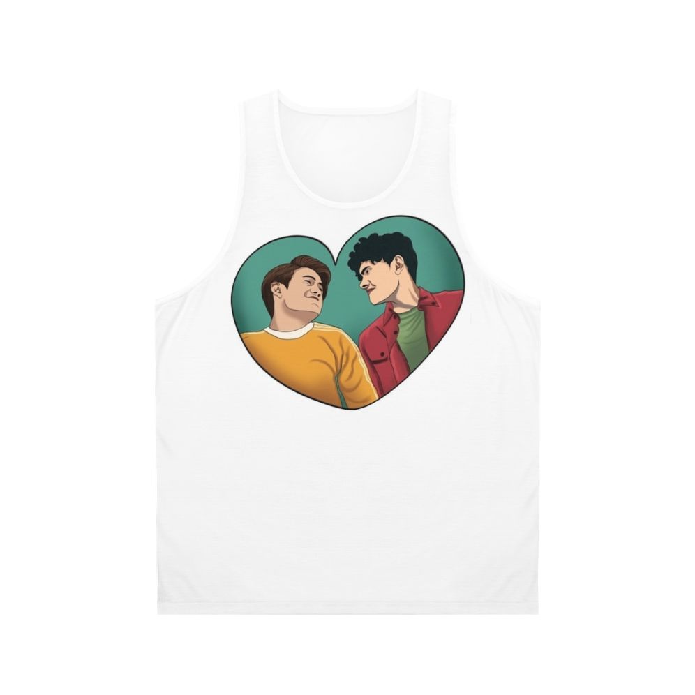 Heartstopper Nick and Charlie Friendship Unisex Tank Top