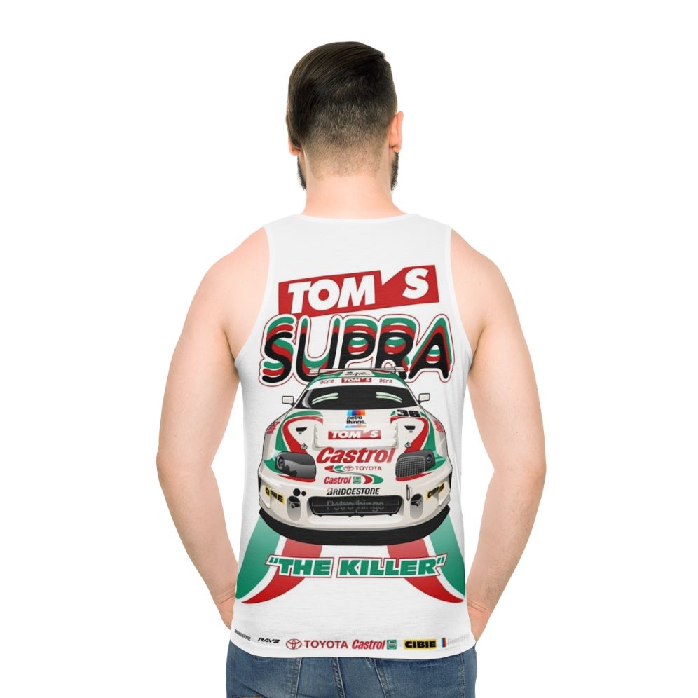 Toyota Supra Unisex Tank Top - men back