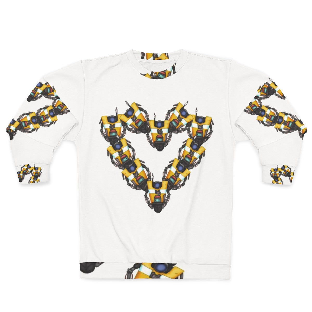 Borderlands Claptrap Heart Sweatshirt