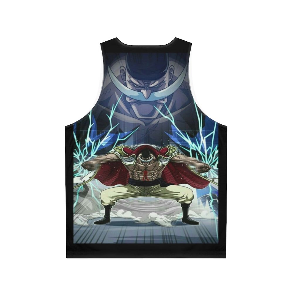 Shirohige Unisex White Pirate Tank Top - Back