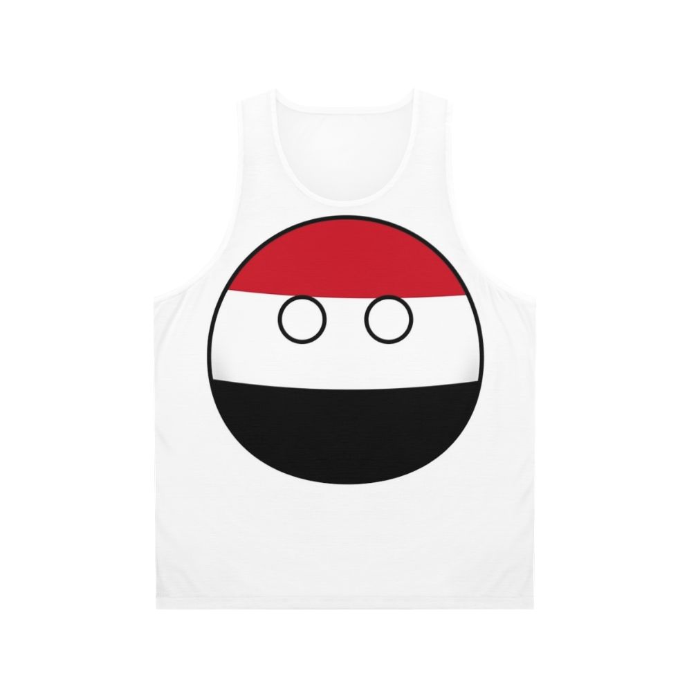 Yemen Countryball Unisex Tank Top