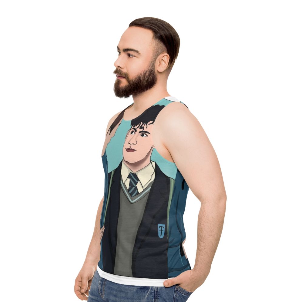 Heartstopper Netflix Nick and Charlie Unisex Tank Top - men side