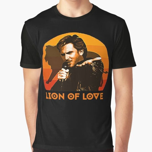 "Fire Saga Eurovision Song Contest Lion Of Love Graphic T-Shirt"