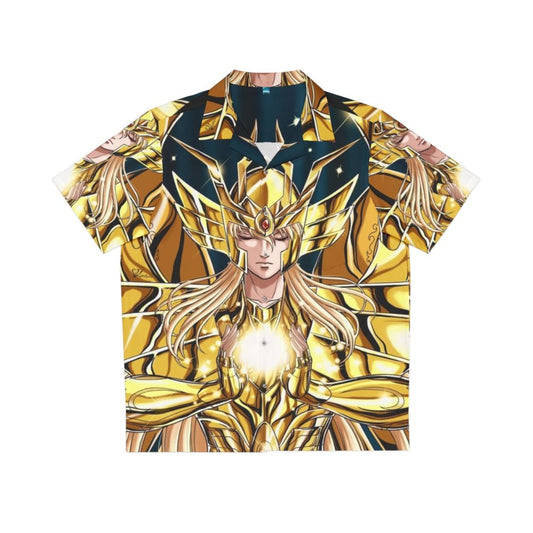 Virgo Shaka Hawaiian Shirt with anime character design