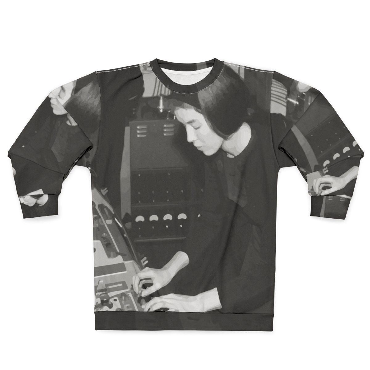 Delia Derbyshire electronic music sweatshirt