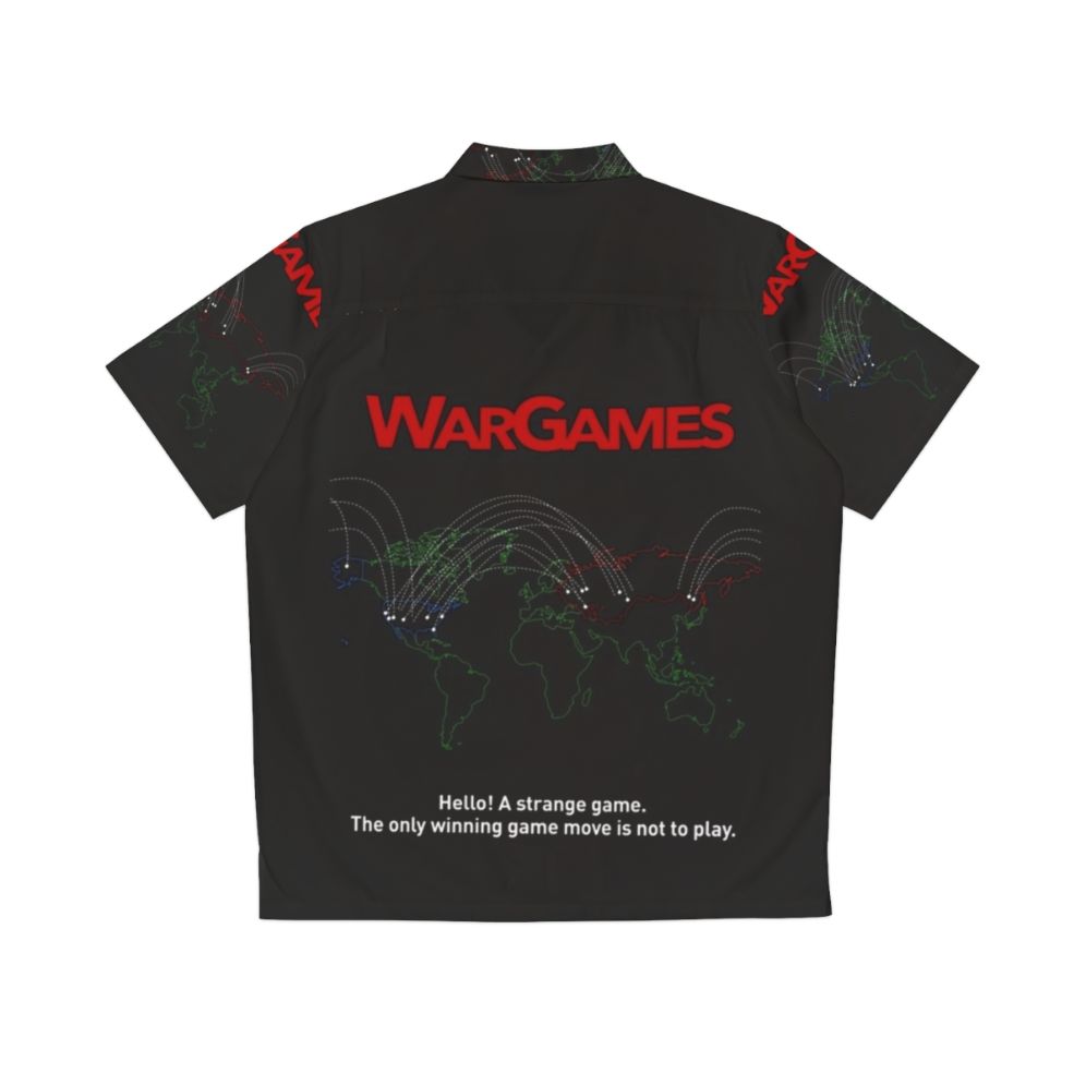 War Games (1983) Hawaiian Shirt featuring a retro movie design - Back