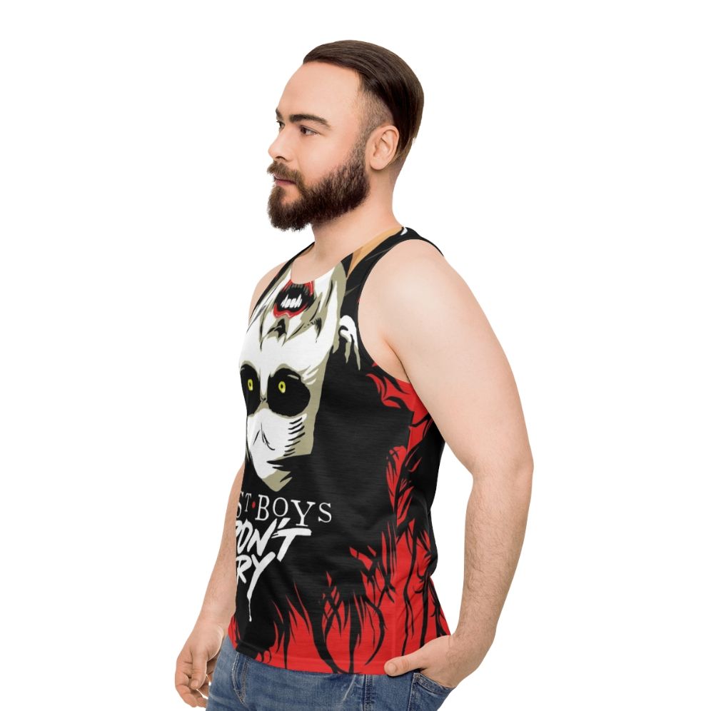 Goth and horror unisex tank top - men side