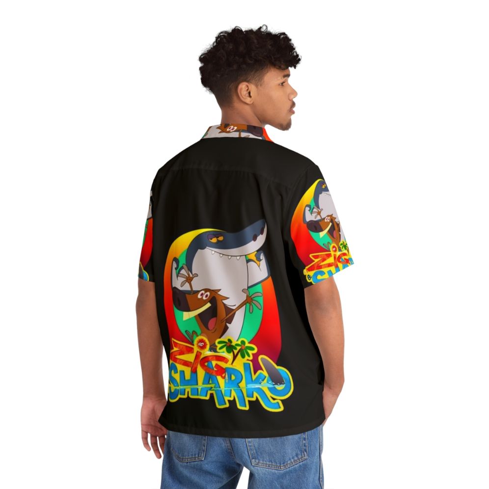 Zig and Sharko Games Hawaiian Shirt - People Back