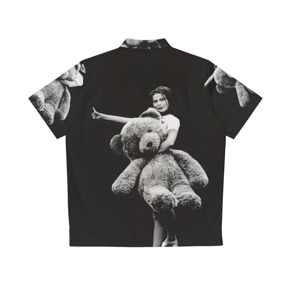 Bjork Teddy Bear Hawaiian Shirt - Back