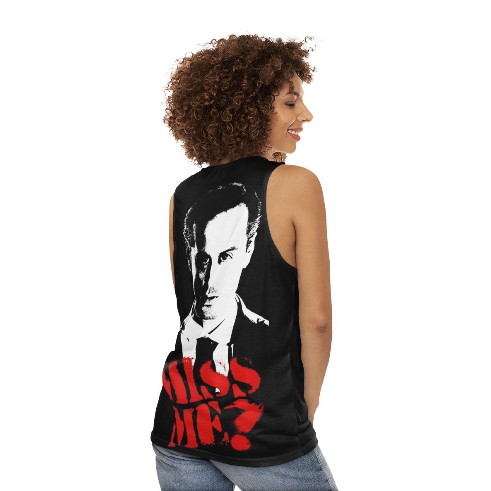 Sherlock Inspired Moriarty Unisex Tank Top - women back