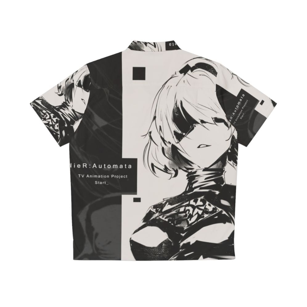 Nier Automata TV Animation Project Hawaiian Shirt - Back