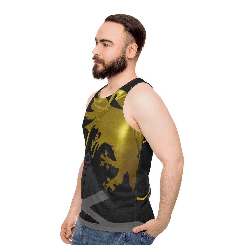 Destiny Warlock Parade Unisex Gaming Tank Top - men side