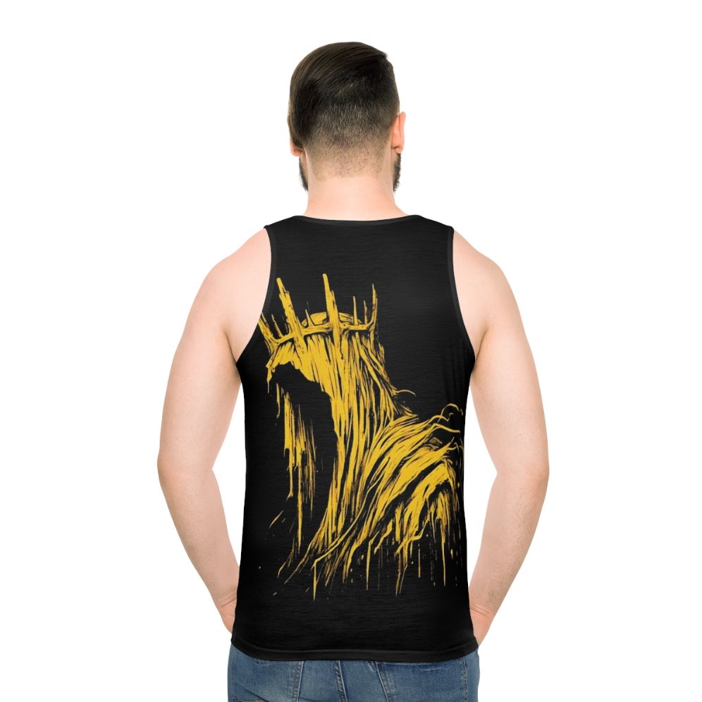 Hastur The King In Yellow Unisex Horror Tank Top - men back