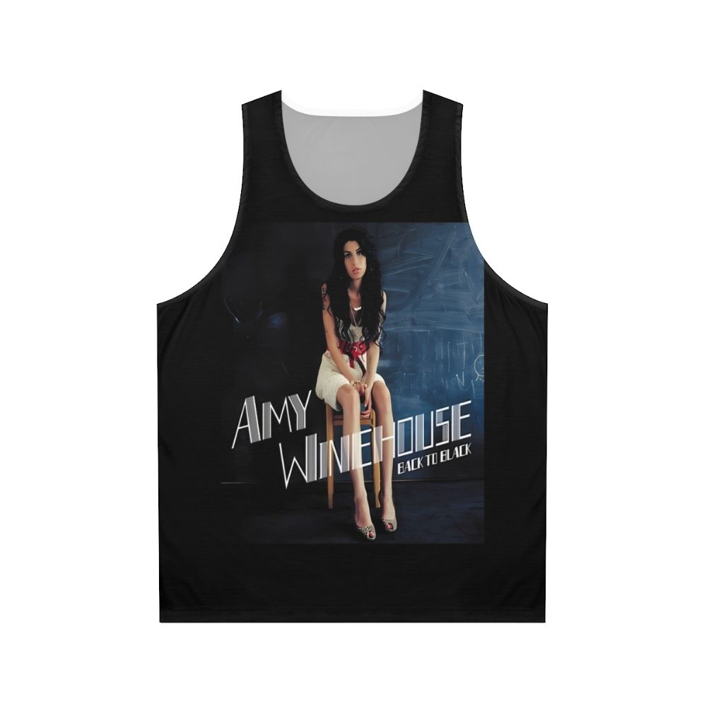 Amy Winehouse Unisex Tank Top with Vintage Inspired Design