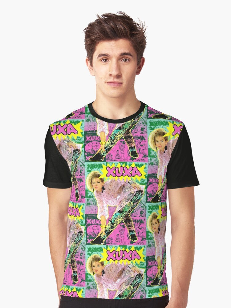 XUXA Retro Graphic T-Shirt with Brazilian pop culture icon - Men