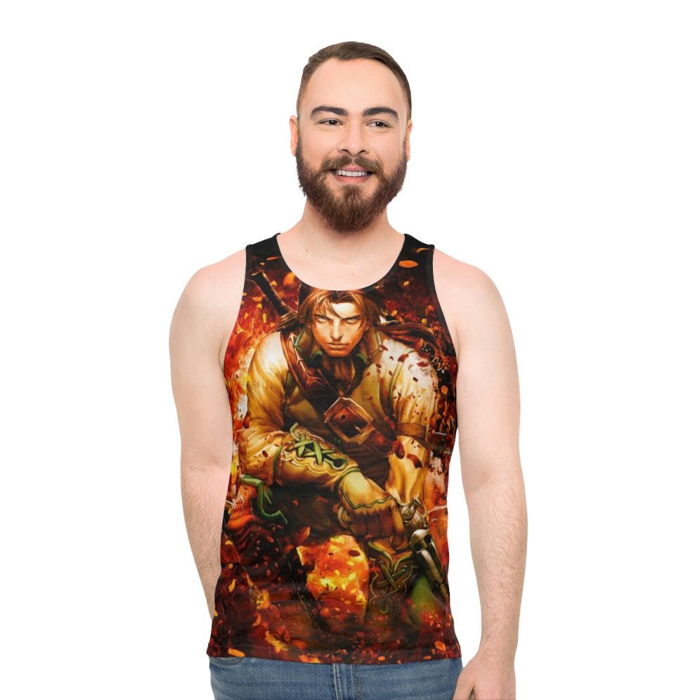 Fable 2 gaming vintage fantasy unisex tank top - men