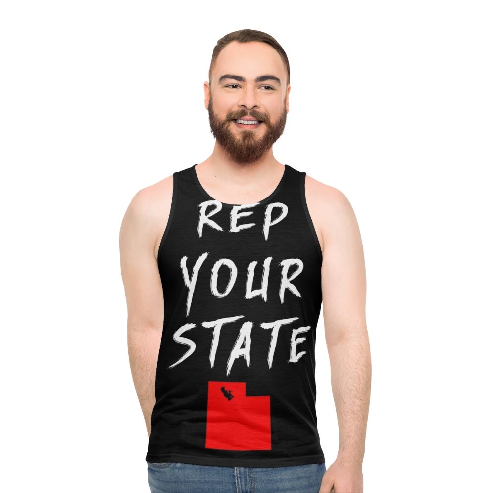 Utah State Pride Unisex Tank Top - men