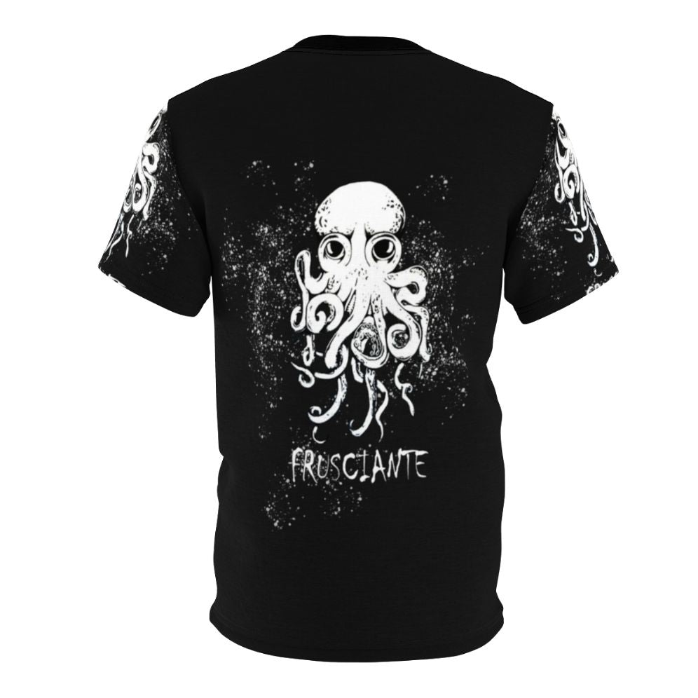 Octopus-inspired graphic tee featuring the iconic musician John Frusciante of the Red Hot Chili Peppers - Back