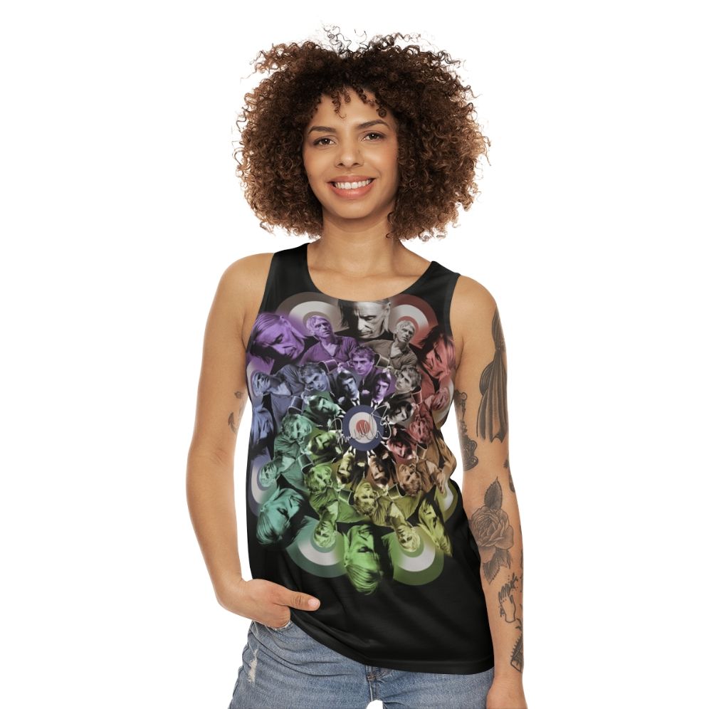 Colorful Paul Weller tribute unisex tank top - women