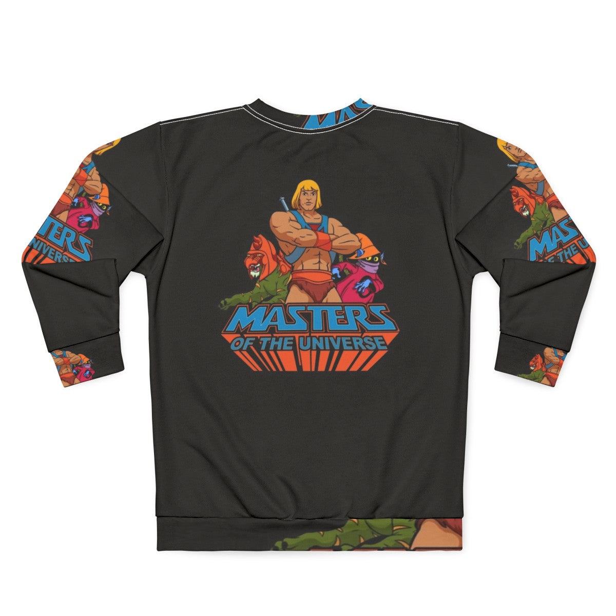 He-Man Masters of the Universe Retro 80s Sweatshirt - Back