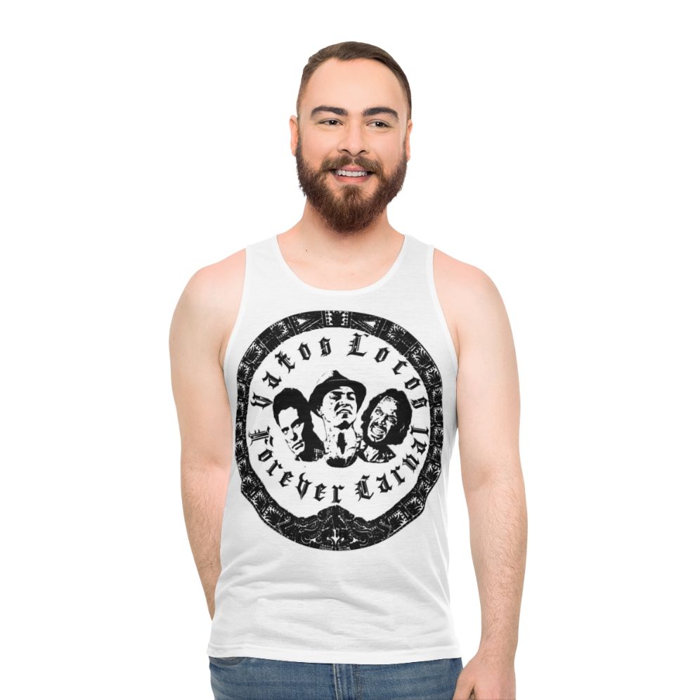 Chicano-inspired Vatos Locos unisex tank top - men