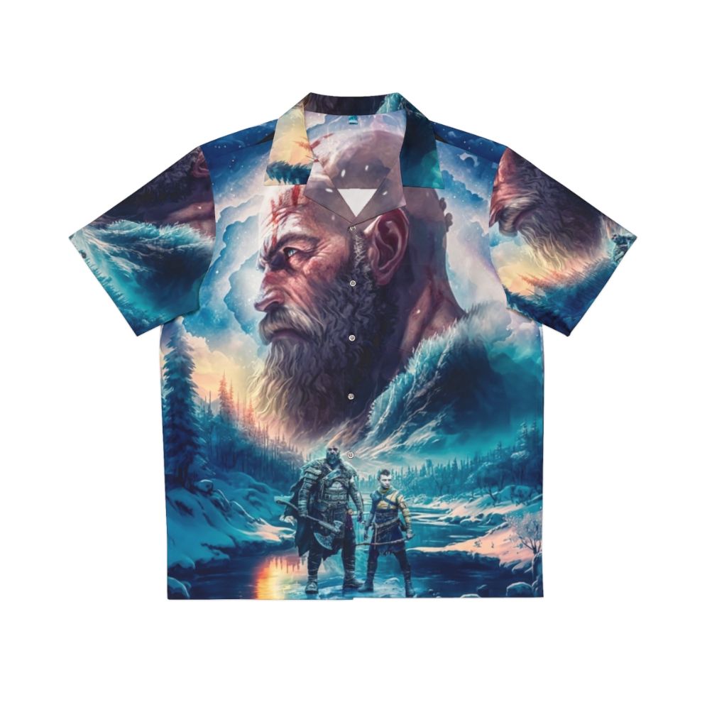 God of War Ragnarok Kratos and Atreus Hawaiian Shirt