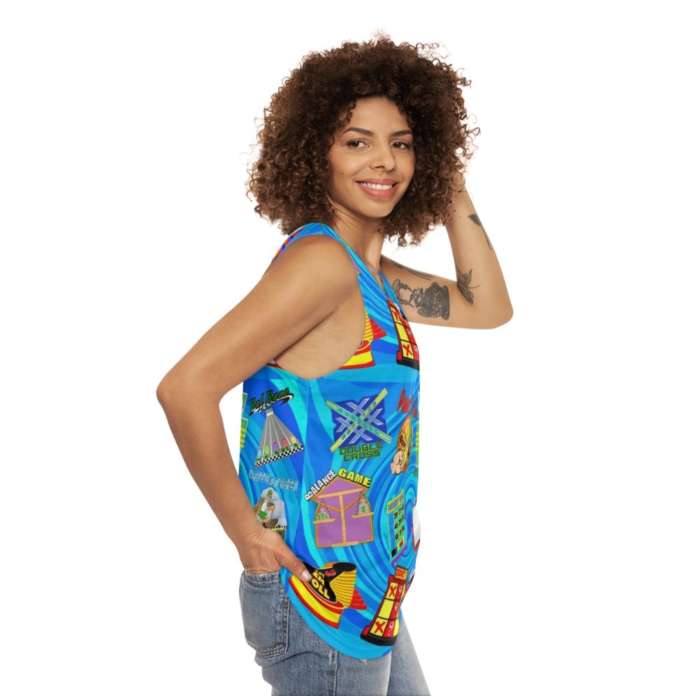 Game Show Contestant "The Price is Right" Unisex Tank Top - women side