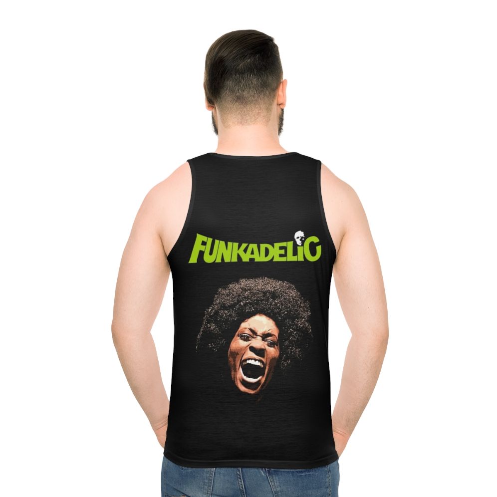 Funkadelic Fan Unisex Retro Psychedelic Rock Tank Top - men back