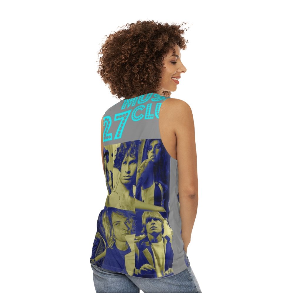 Unisex 27 Music Club Tank Top - women back