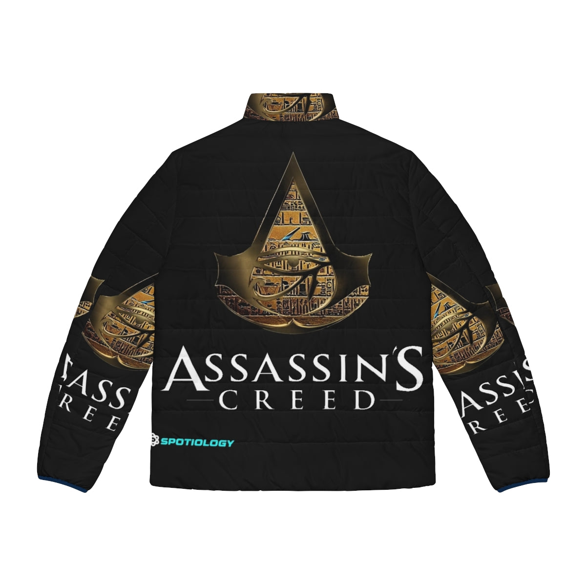 Assassins Creed Puffer Jacket featuring Egypt-inspired design - Back