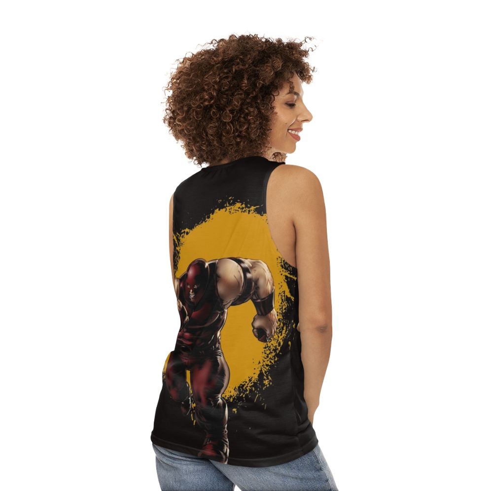 Juggernaut Action Unisex Tank Top - women back