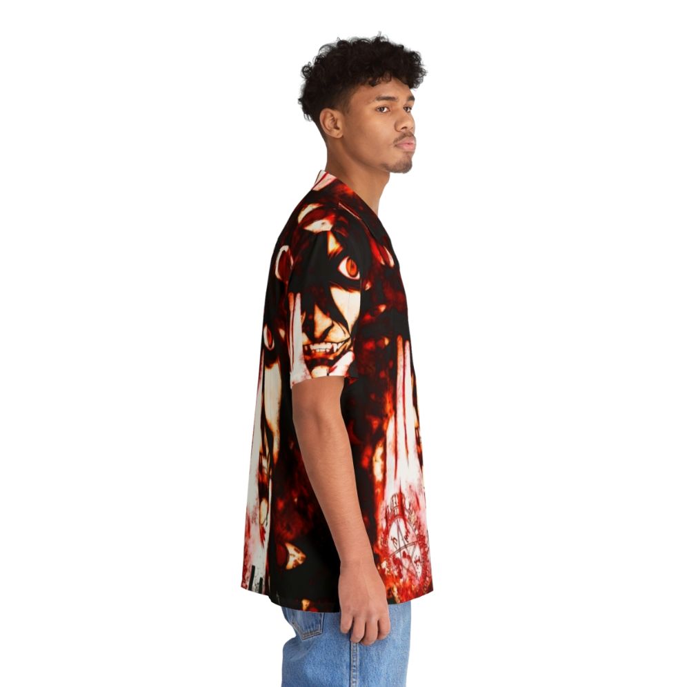 Hellsing inspired dark gothic Hawaiian shirt - People Pight