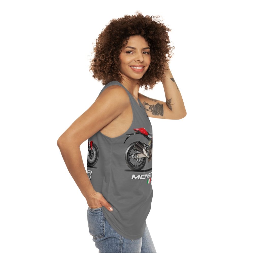 Monster 821 Unisex Tank Top - women side