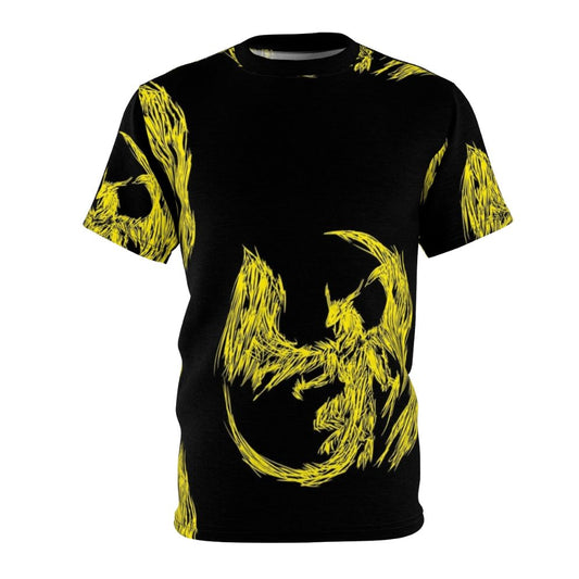 Captivating Mystic Legendary Dragon T-Shirt featuring a powerful lightning dragon design