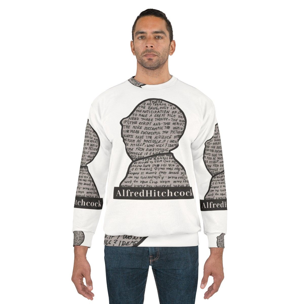 Alfred Hitchcock Grey Sweatshirt - men