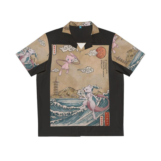 Legendary Japanese Hawaiian Shirt with Retro Anime Battle Design