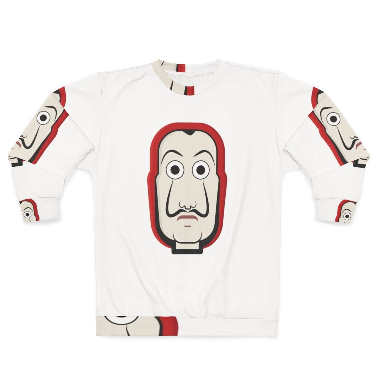 Money Heist La Casa de Papel Salvador Dali Mask Sweatshirt