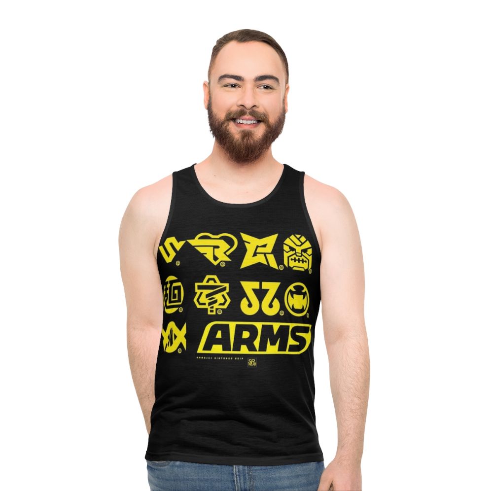 Nintendo Arms Character Icons Unisex Tank Top - men