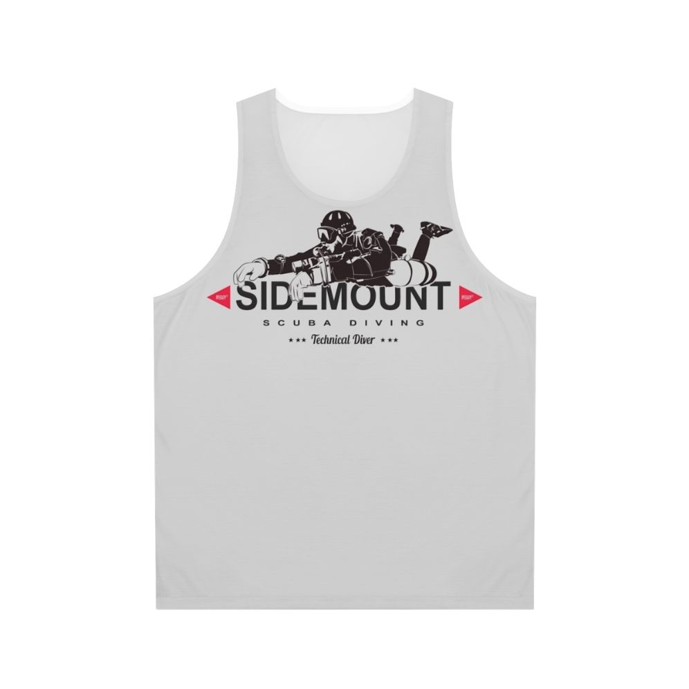 Sidemount diver unisex tank top for technical and cave diving