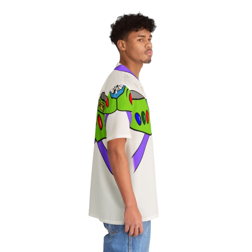 Space Ranger Hawaiian Shirt featuring Buzz Lightyear from Pixar's Toy Story - People Pight