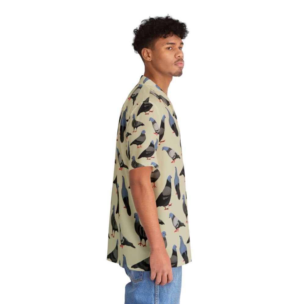 Pigeons Hawaiian Shirt with Vibrant Colorful Pattern - People Pight