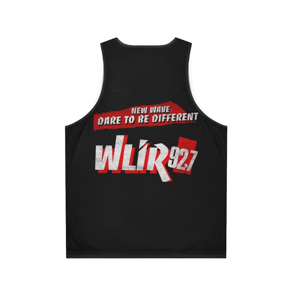 Vintage WLIR Radio 90s Unisex Tank Top - Back