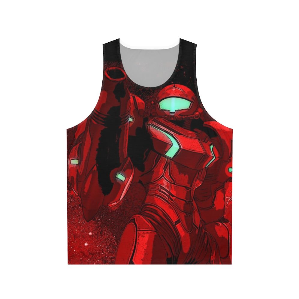 Metroid inspired unisex space gaming tank top